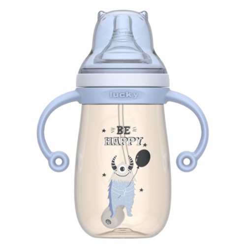 江門(mén)小怪物PPSU奶瓶240ml（淡水藍(lán)色）